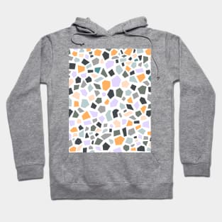 Terrazzo Multi Colour, Lilac, Orange and Green Hoodie